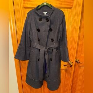 Kate Spade Charcoal Coat | Size 8